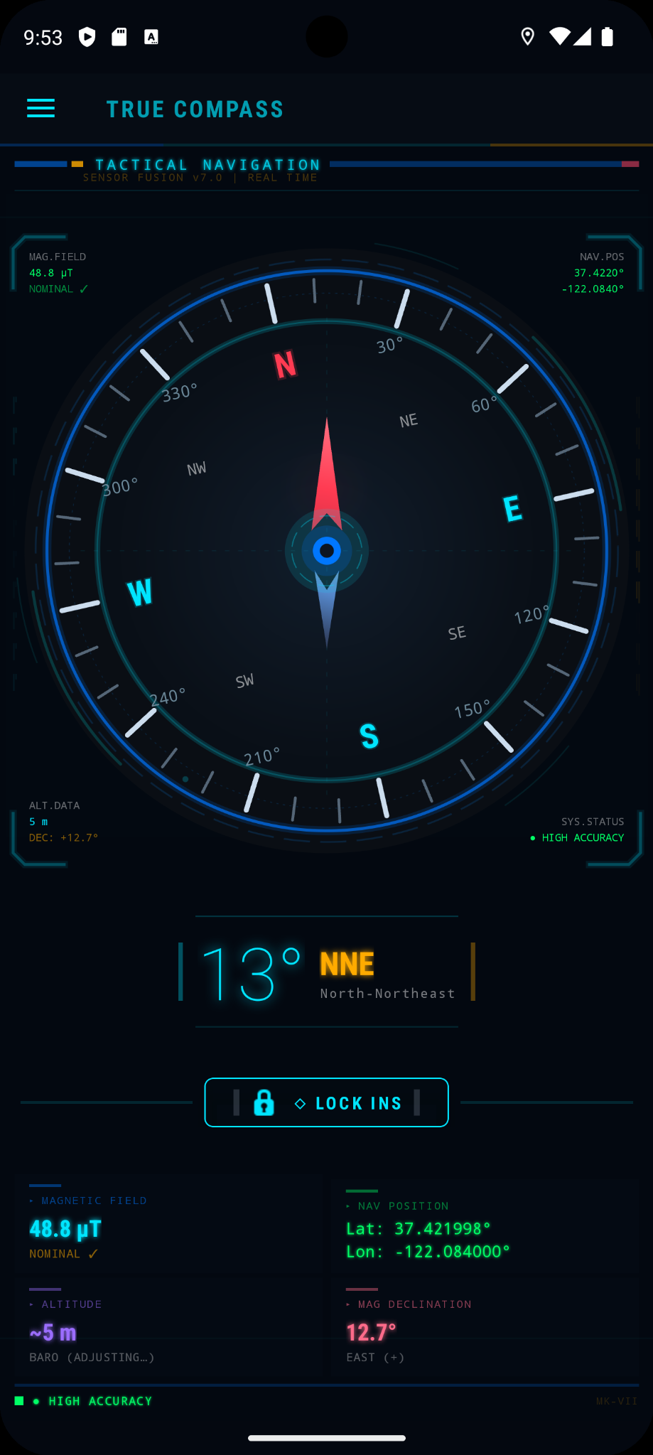 AstroLock screenshot principal